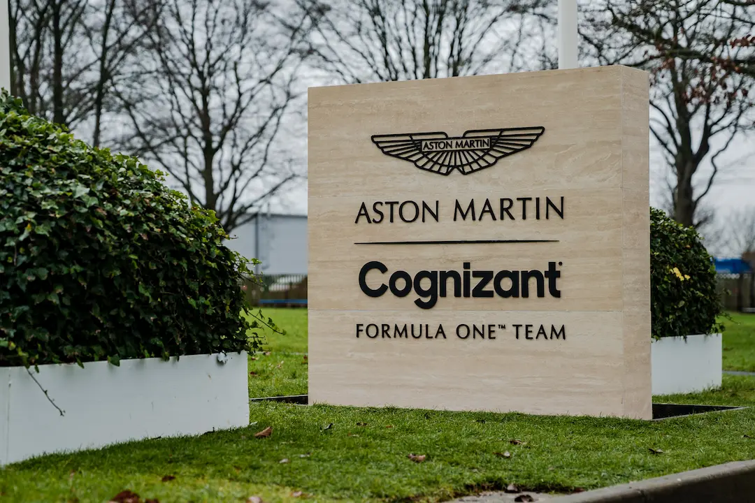 Aston Martin Formula One Team headquarters at Silverstone during the FIA cost cap 2024 compliance review.