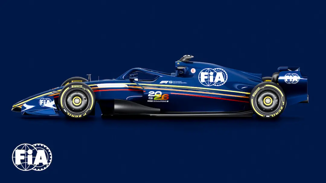 FIA 2026 Formula 1 concept render used to illustrate the F1 Commission 2026 Regulations and the new rule changes. © FIA Media