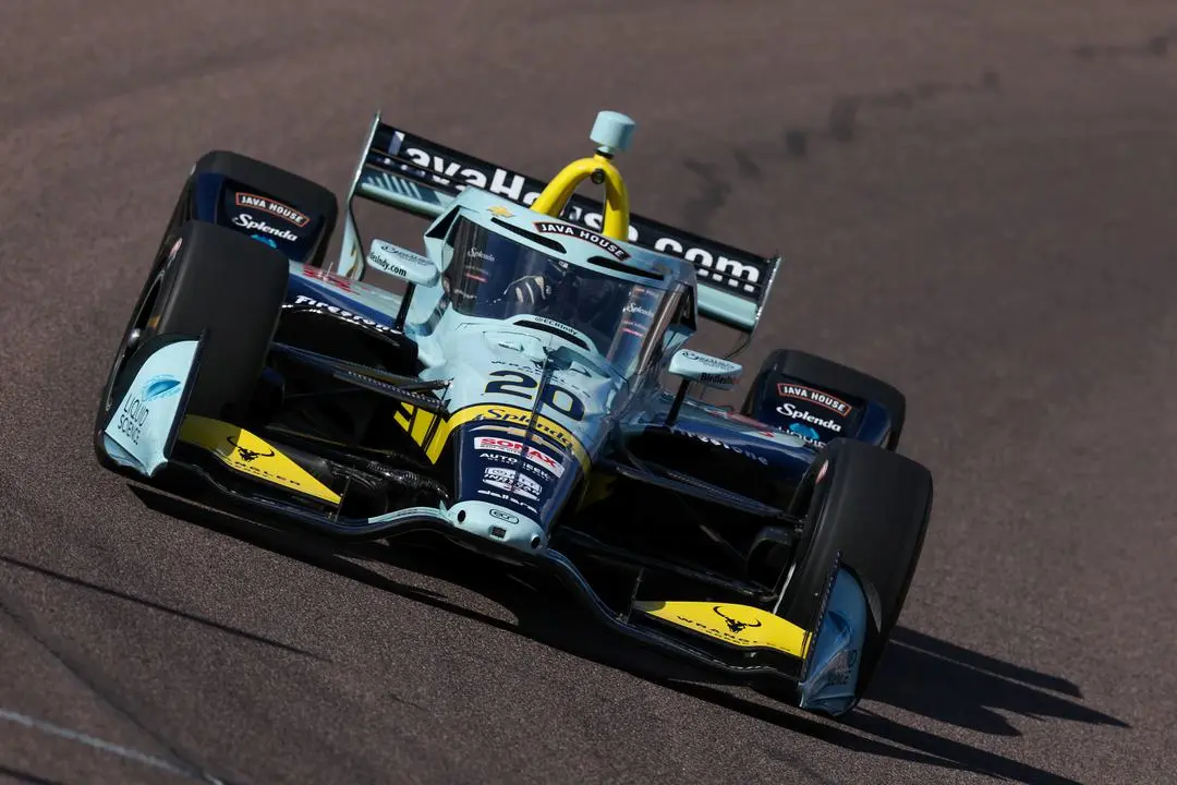 Alexander Rossi No. 20 ECR Chevrolet IndyCar Phoenix Open Test 2026 Day 2 at Phoenix Raceway