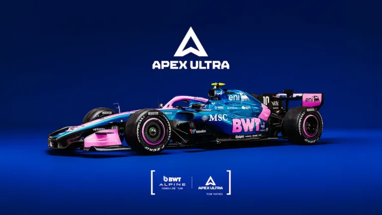 Alpine Apex Ultra partnership announced with the Alpine A526 Formula One car